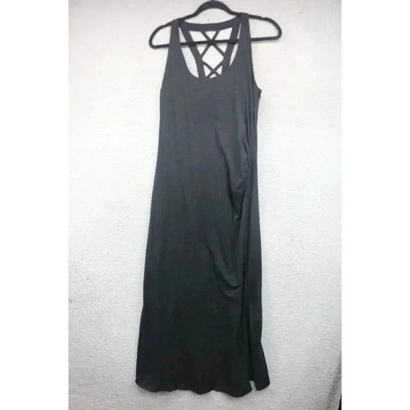 Toad&Co Dresses & Skirts - Toad & Co. Sleeveless Maxi Dress-Medium-Organic Cotton Blend-Front Slit-Goth